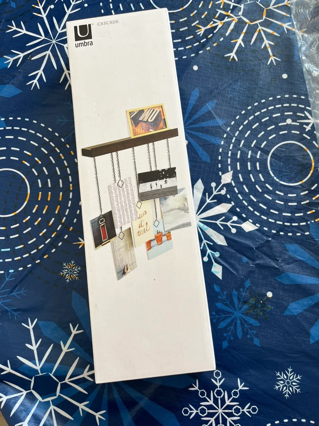 Umbra Cascade Photo Display/Ledge - Holds 7 Photos/Memos image indicator(3)