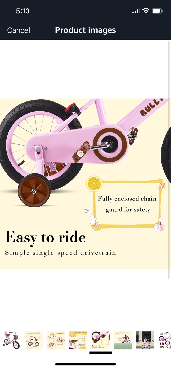 Rully Kids' Bike - Pink 12 Inch - photo 5