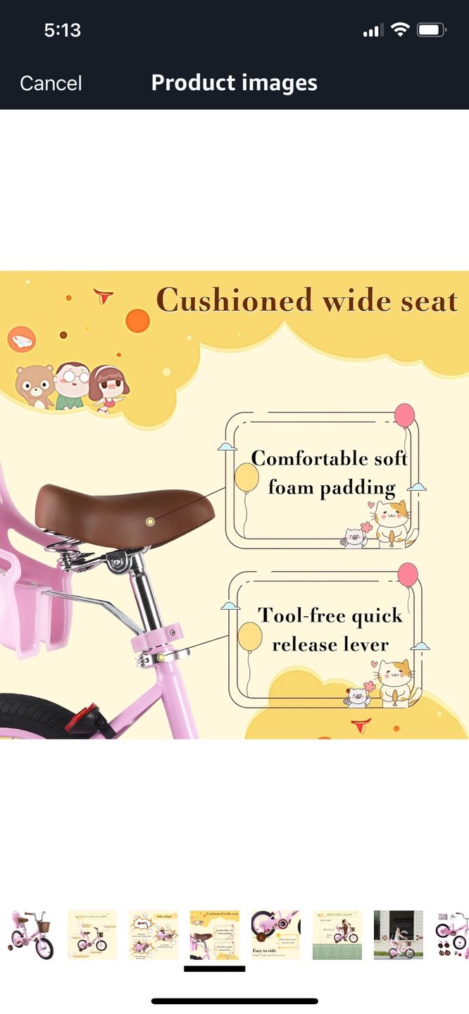 Rully Kids' Bike - Pink 12 Inch - photo 4
