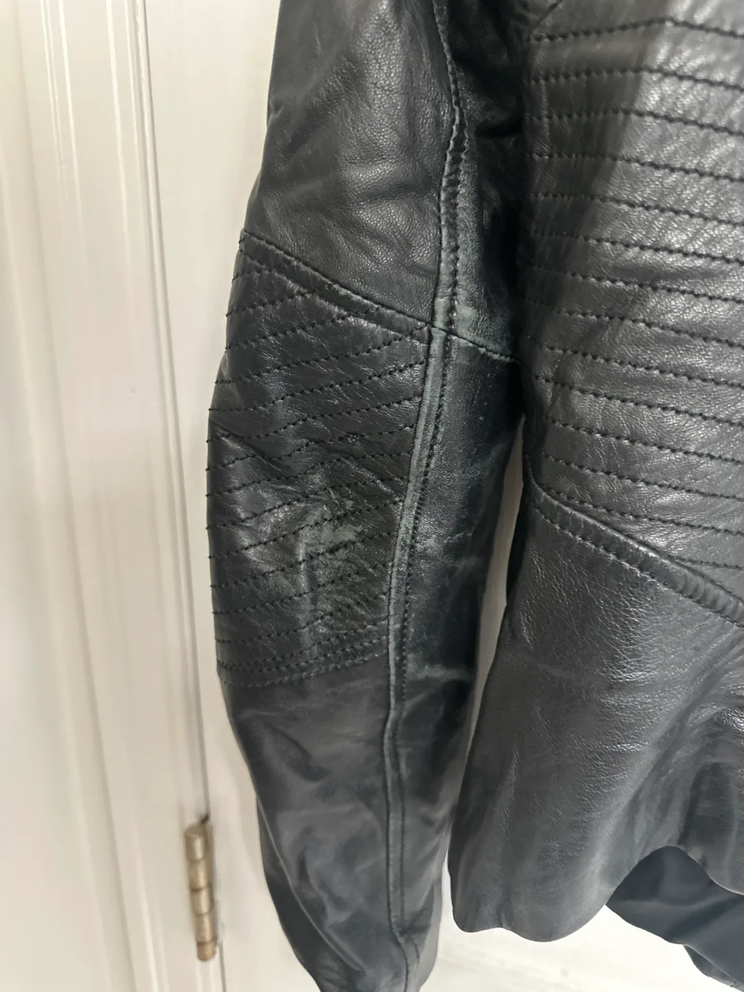 Danier Black Leather Jacket image indicator(4)