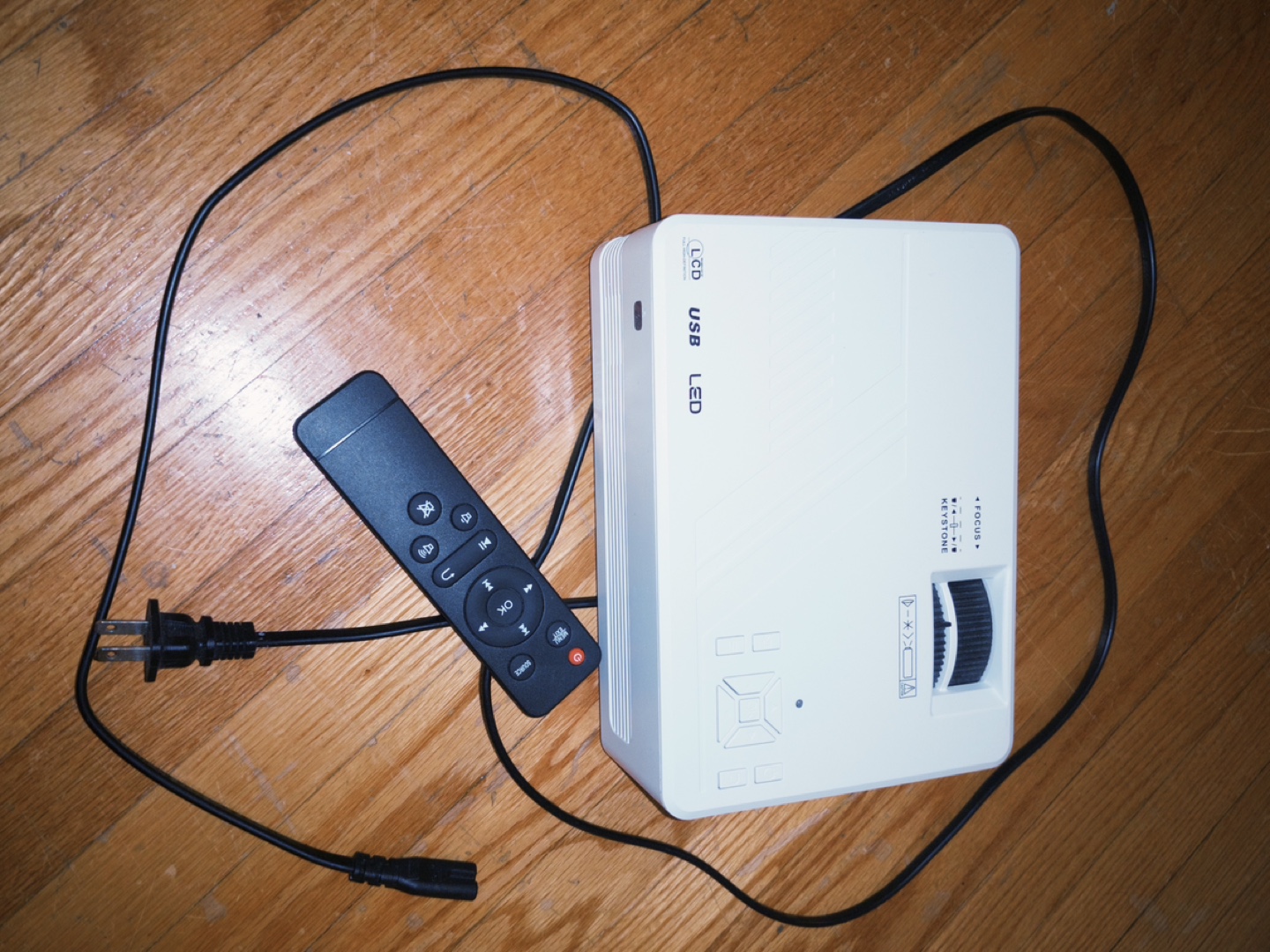 1080P WiFi Bluetooth Projector with Screen - photo 5