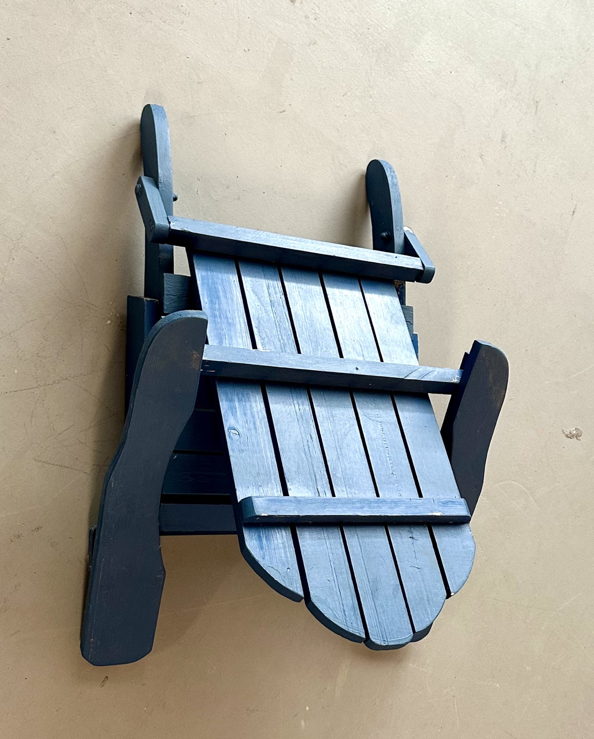 Blue Wooden Adirondack Chair Kids - photo 3