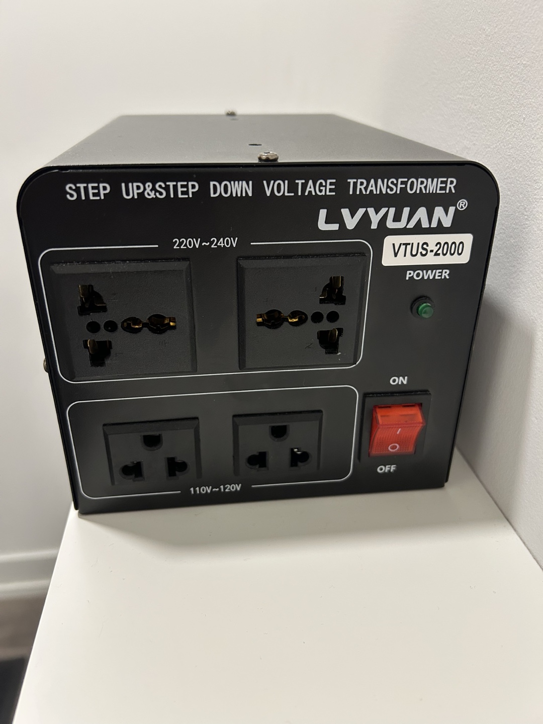 LVYUAN VTUS-2000 2000W Step-Up/Step-Down Voltage Transformer - photo 2