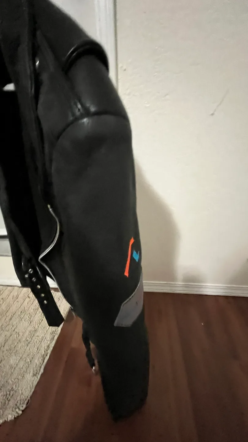 Alias Black Leather Moto Jacket image indicator(4)