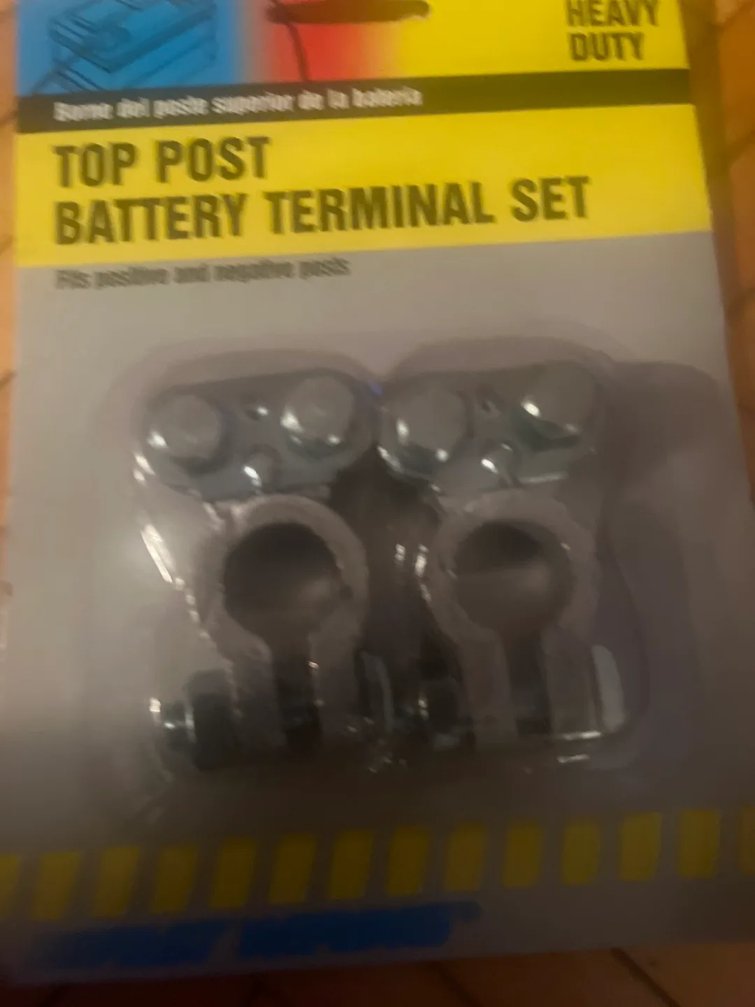 CALTERM Heavy Duty Top Post Battery Terminal Set image indicator(2)