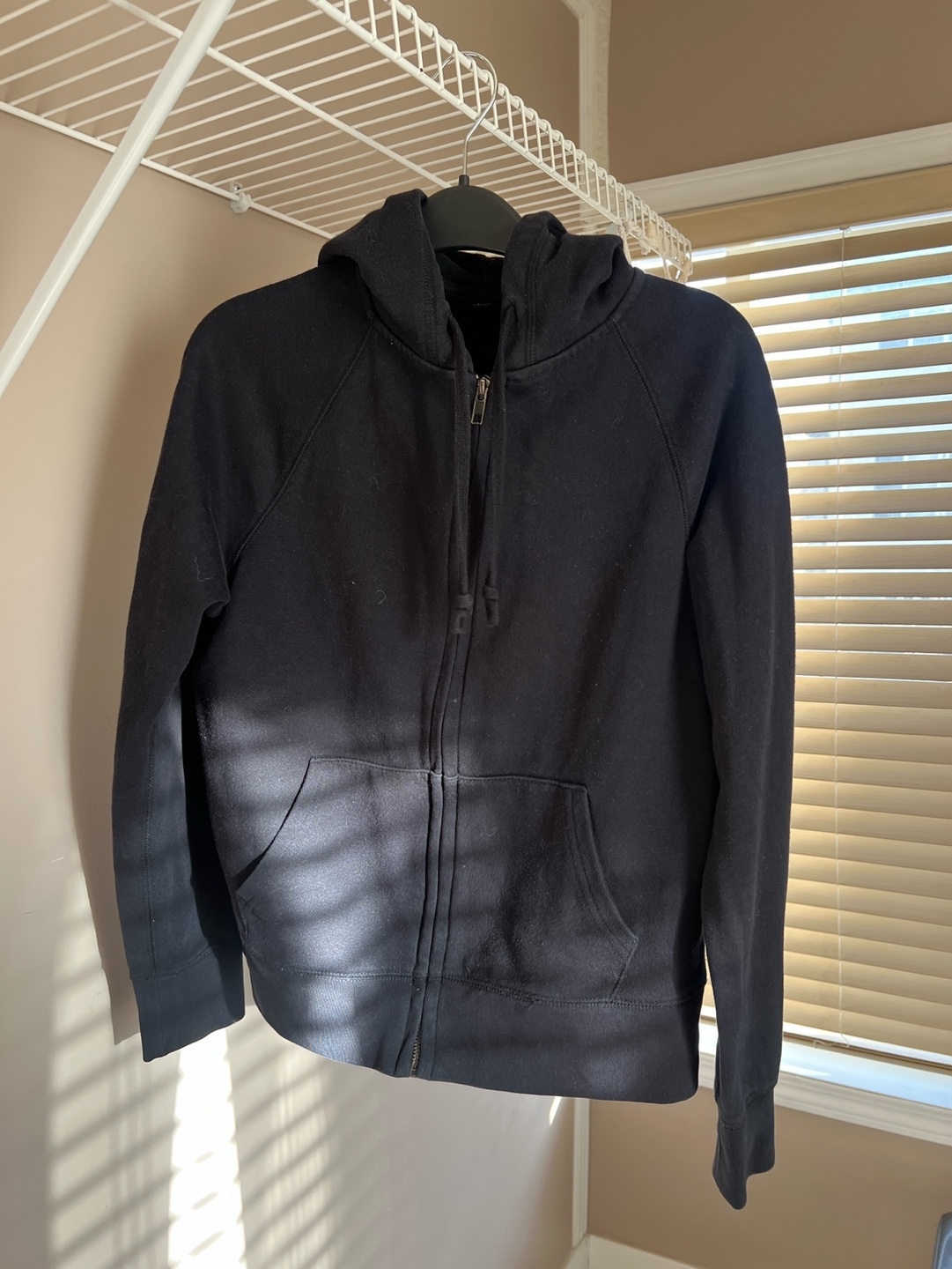 Black Zip-Up Hoodie
