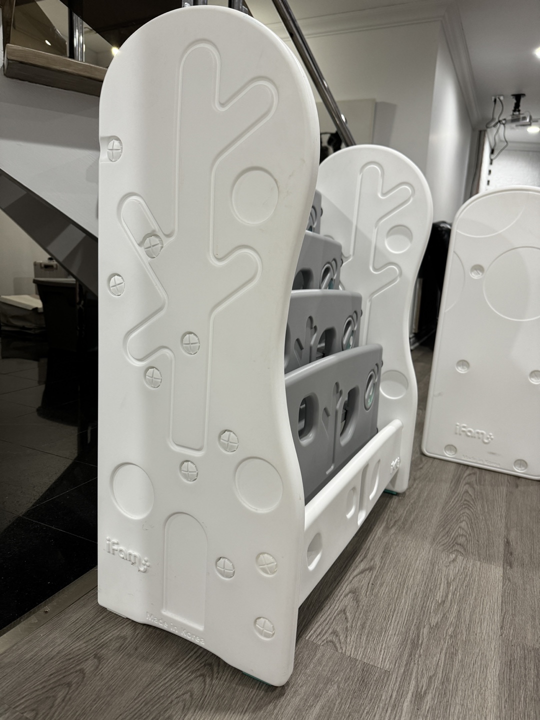 iFam Kids Bookcase - Grey & White - photo 3
