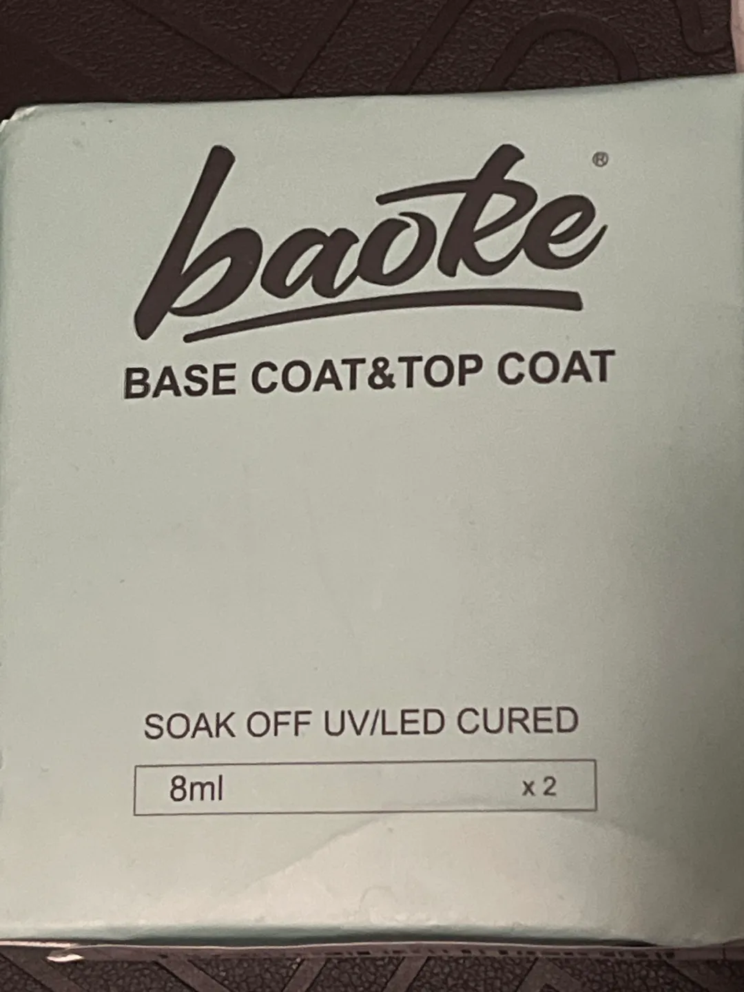 Soak-Off UV/LED Base & Top Coat Set (2 x 8ml) image indicator(5)