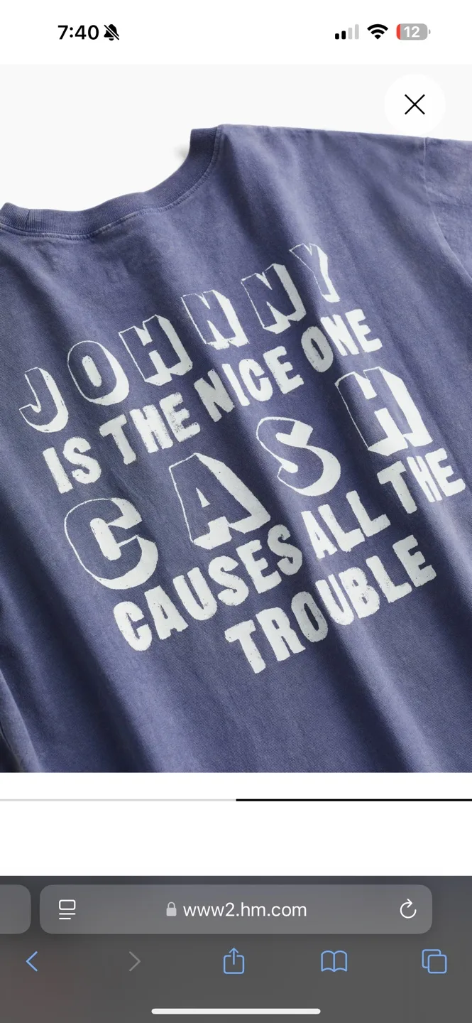 Johnny Cash Graphic T-Shirt image indicator(2)