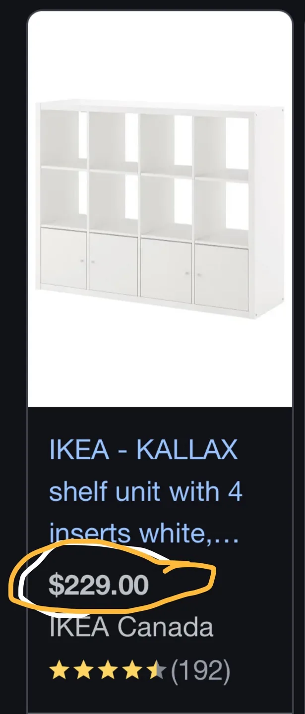 IKEA Kallax 12 Cube Shelving Unit - White image indicator(2)