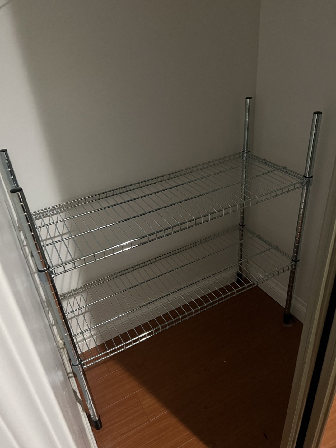 Chrome Wire Shelving Unit