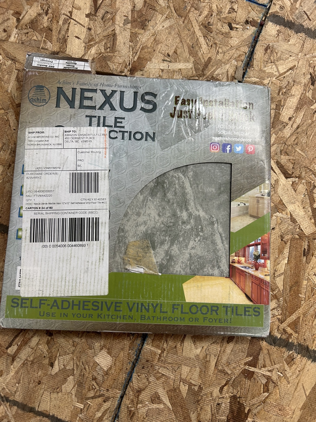 Nexus Self-adhesive Vinyl Floor Tiles