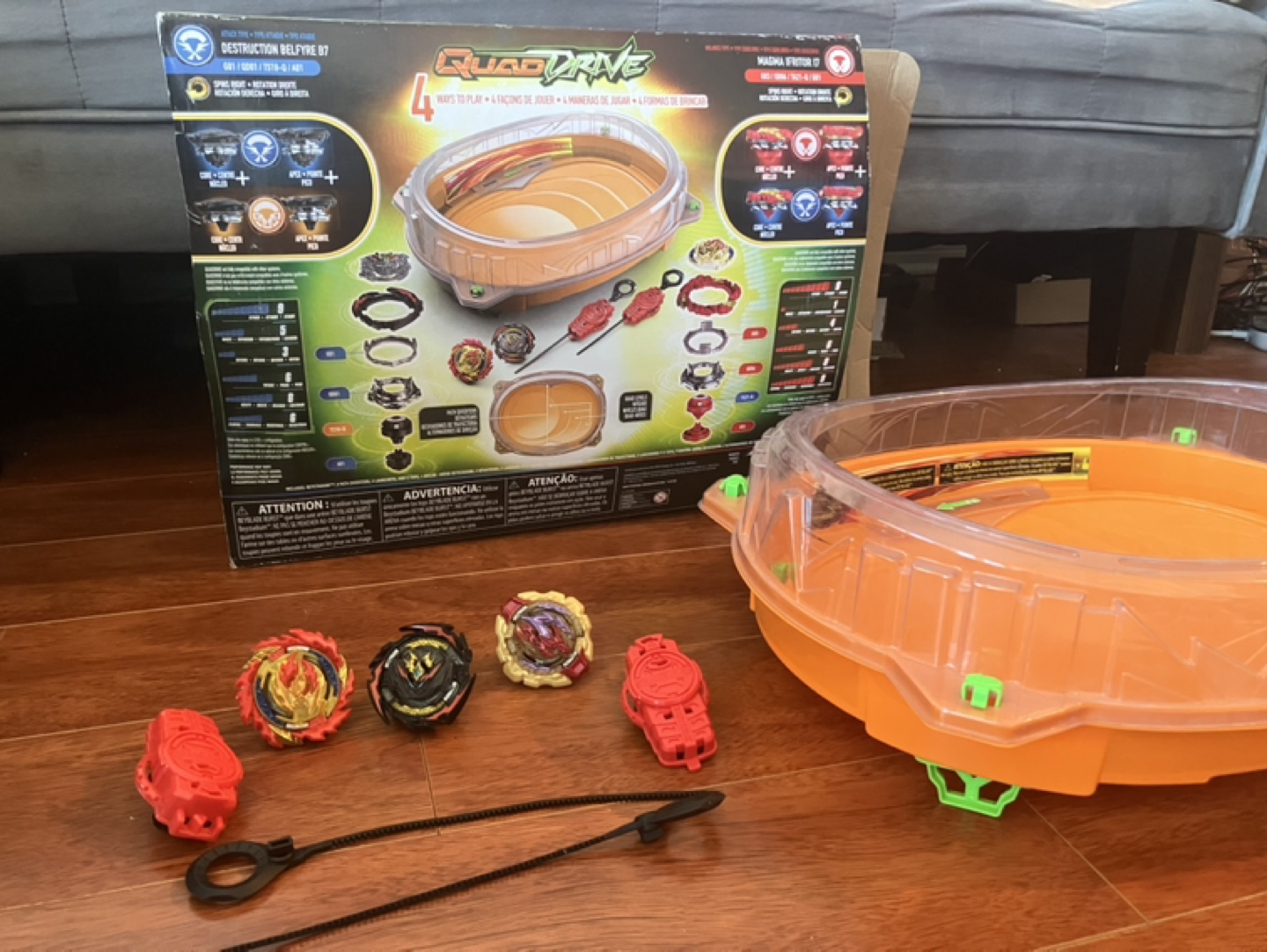 Beyblade Burst QuadDrive Battle Set with Beystadium - photo 2
