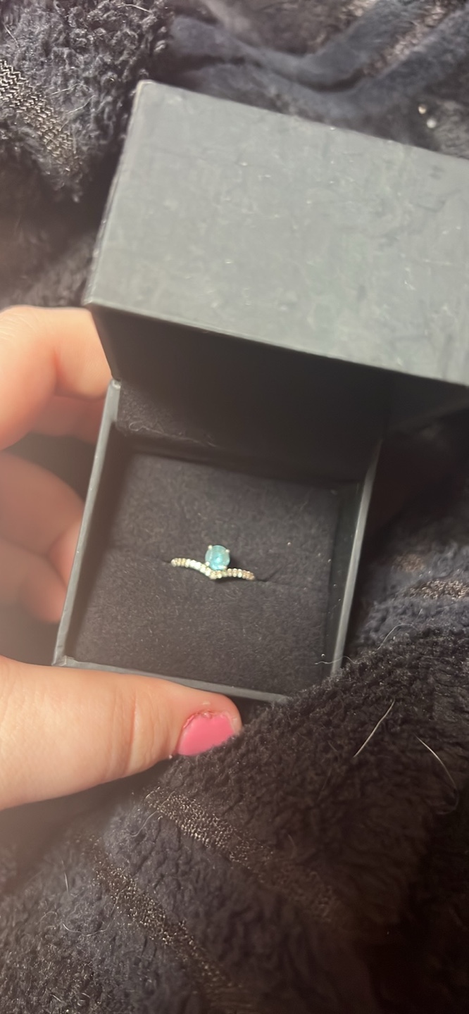 People's Jewellers Blue Gemstone Ring