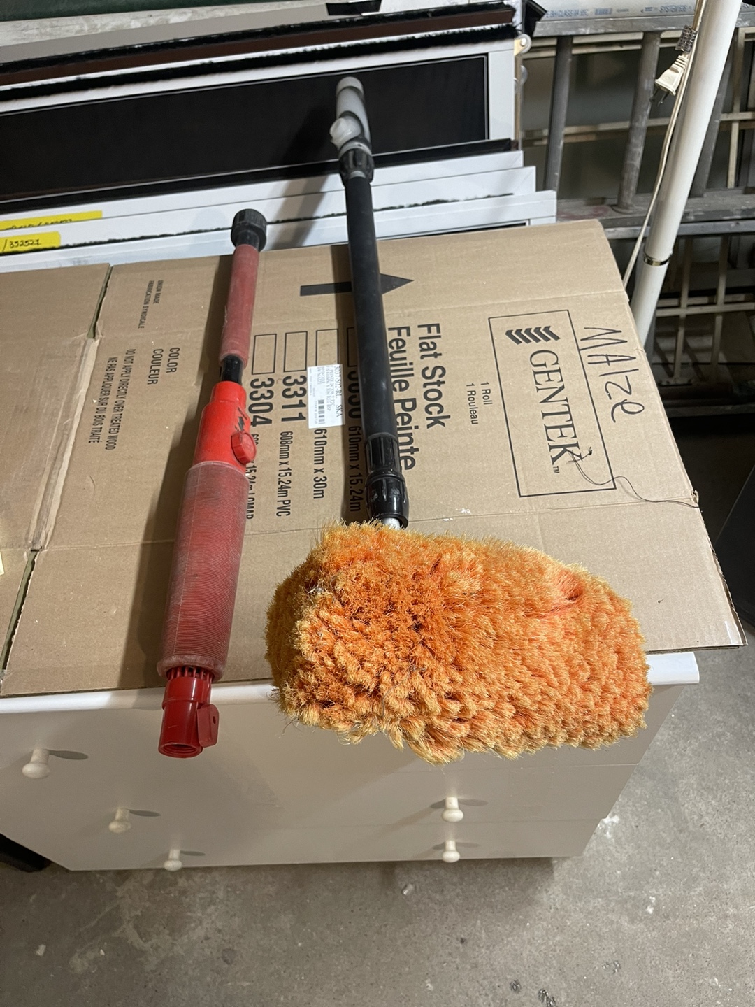 Two Car Wash Brushes