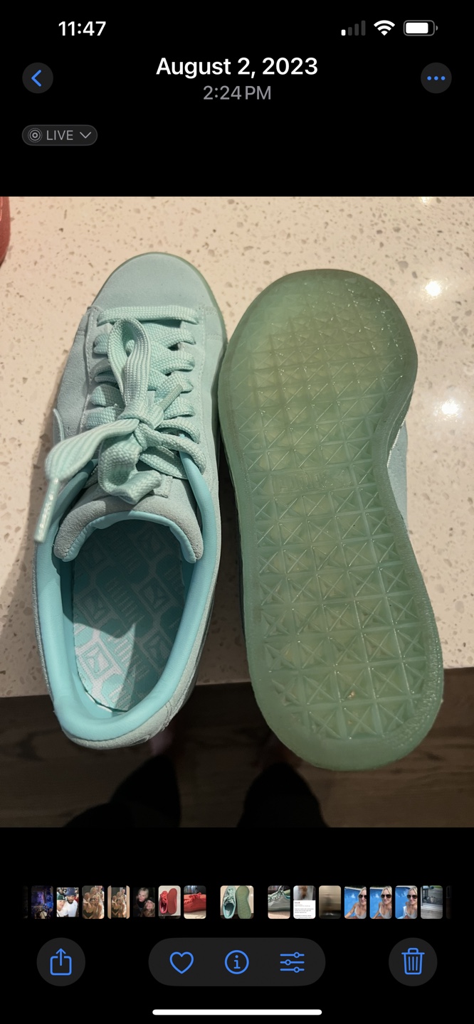 Puma Suede Classic Turquoise Sneakers - photo 2