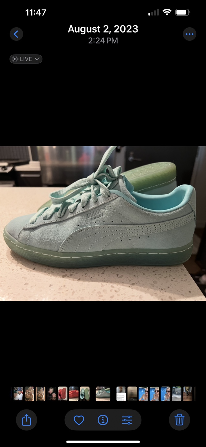 Puma Suede Classic Turquoise Sneakers
