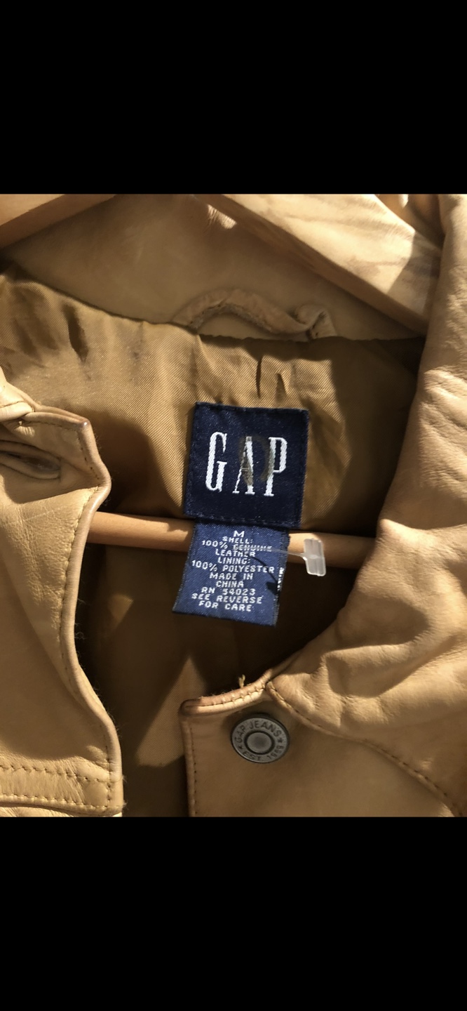 GAP Leather Jacket - Size M - photo 2