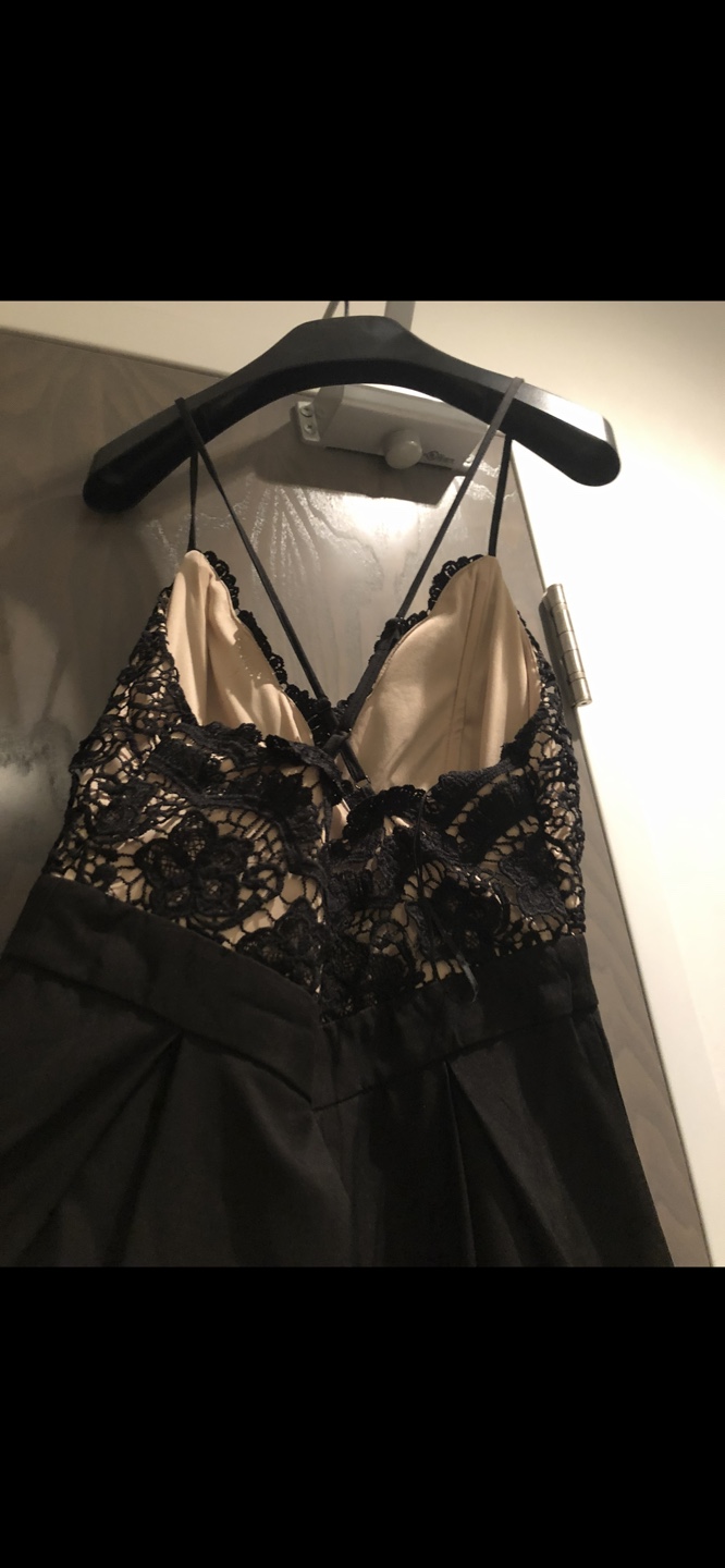 Honey, Black Lace Overlay Cocktail Dress - photo 3