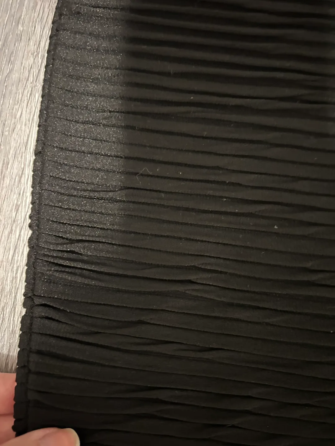 Topshop Black Pleated Mini Skirt image indicator(3)