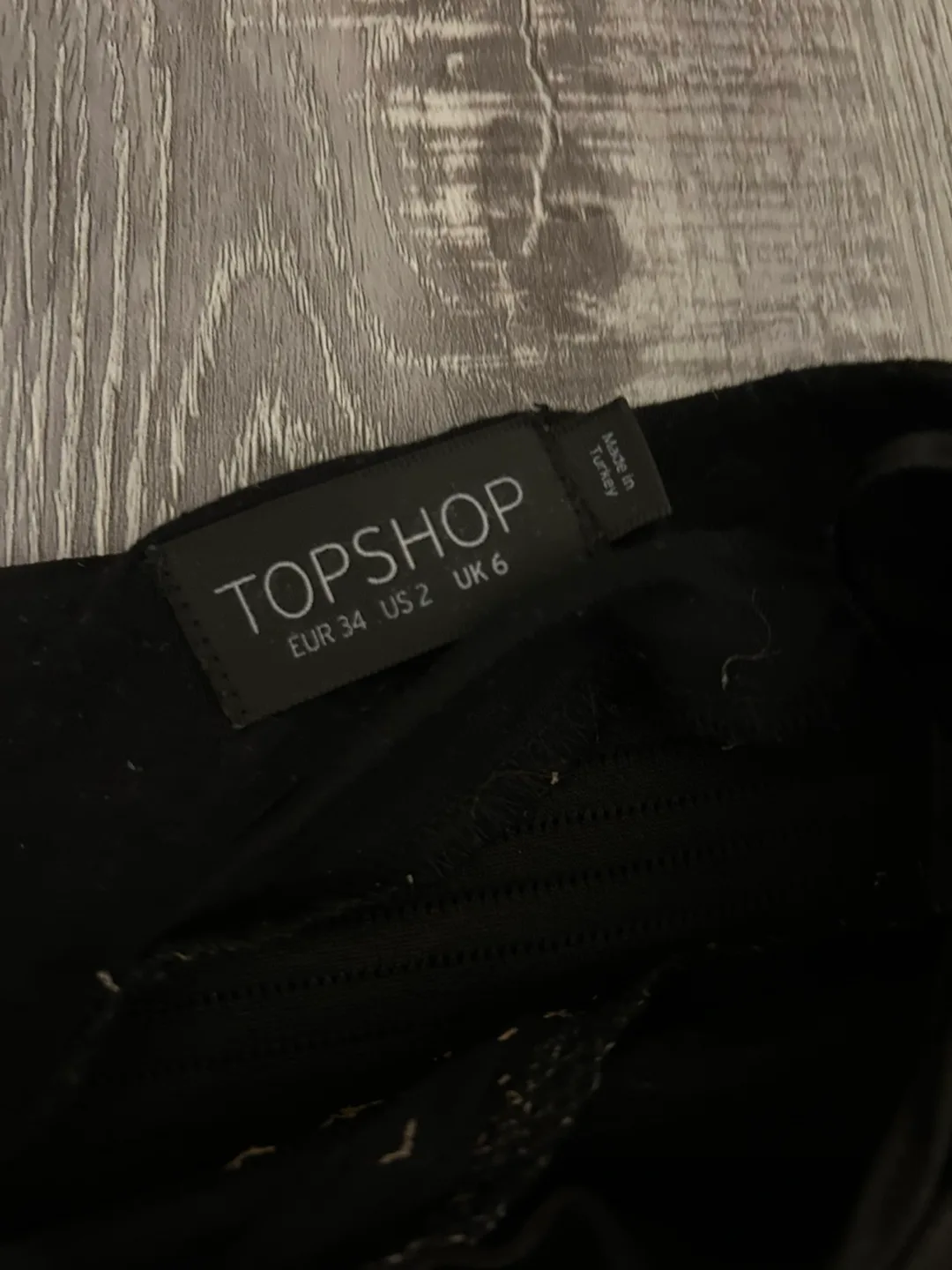 Topshop Black Pleated Mini Skirt image indicator(2)