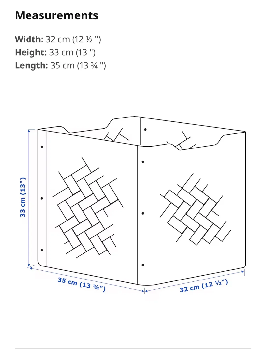 IKEA BULLIG Bamboo Storage Basket image indicator(3)