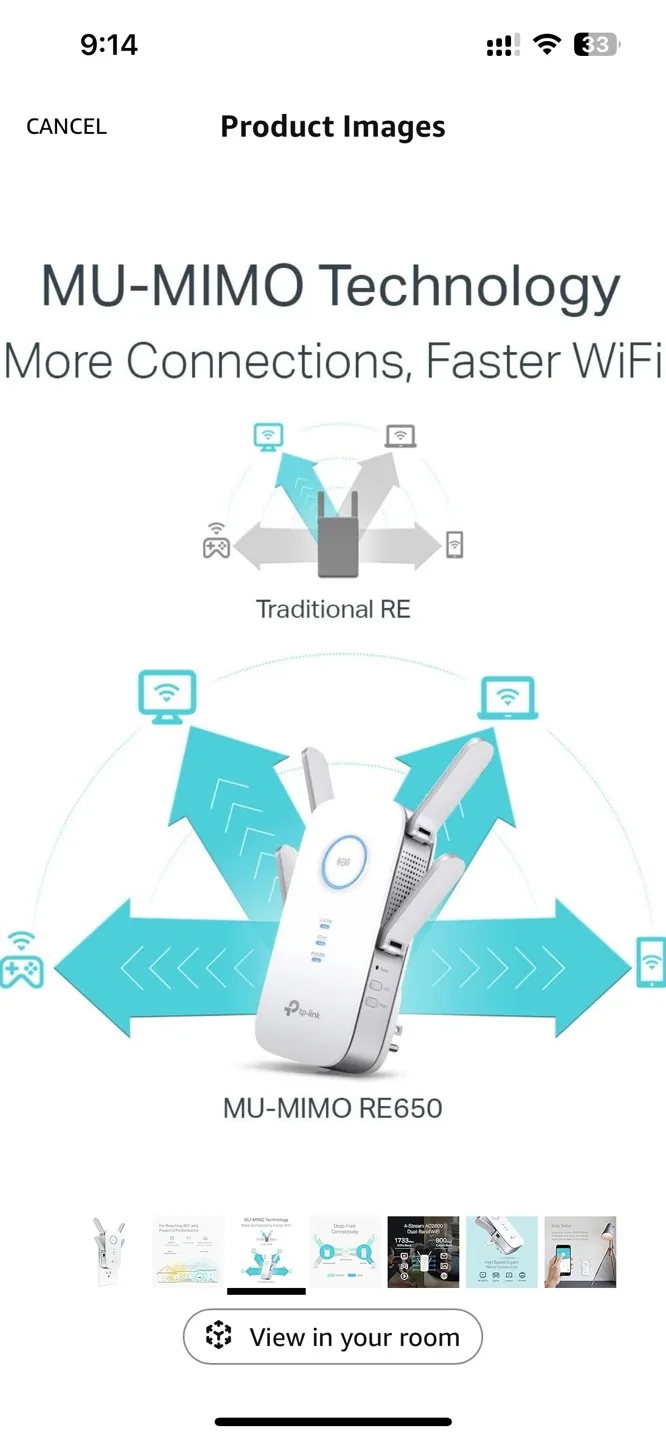 TP-Link AC2600 WiFi Range Extender image indicator(6)