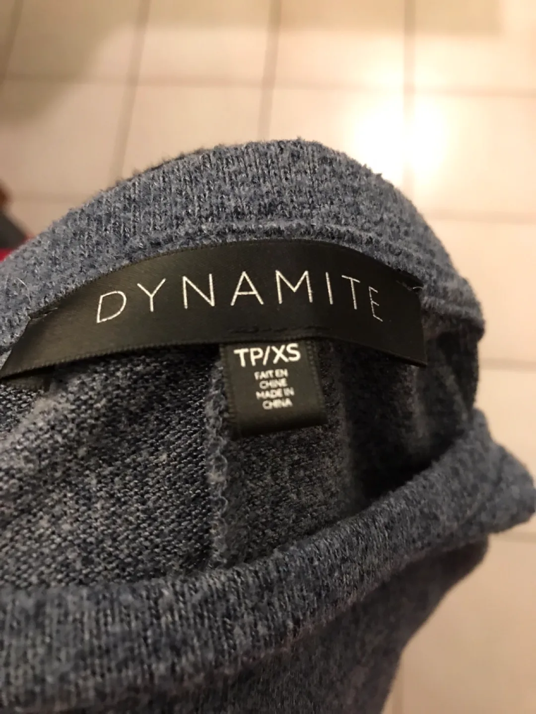 Women's Knit Blue Mini Dress Size XS image indicator(3)