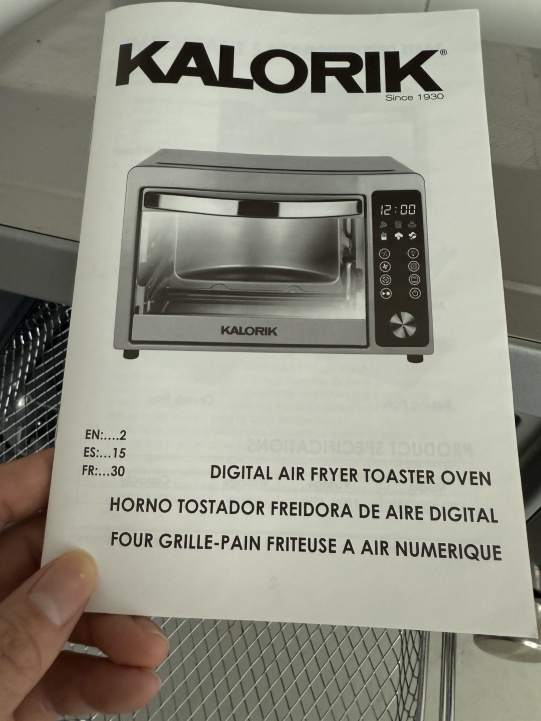 Kalorik Digital Air Fryer Toaster Oven - photo 3