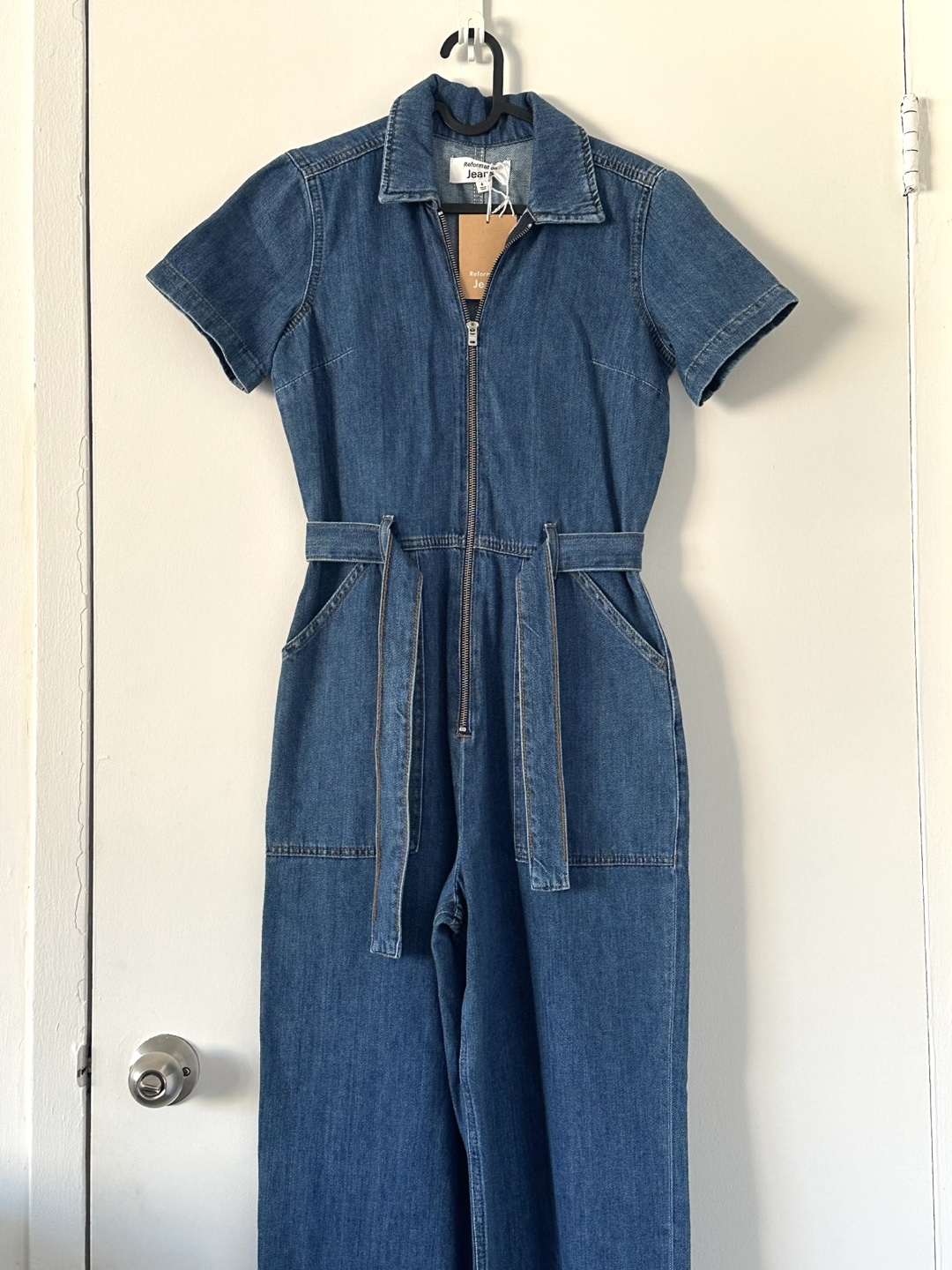 Reformation Denim Jumpsuit