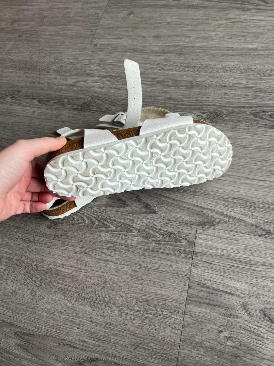 Birkenstock Women's White Sandals Size 38 image indicator(2)