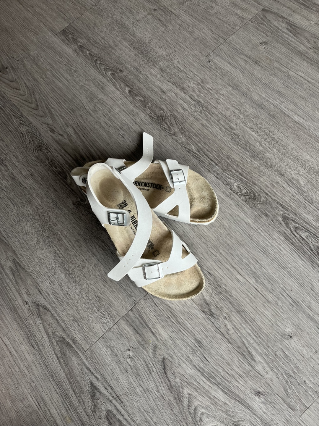 Birkenstock Women's White Sandals Size 38