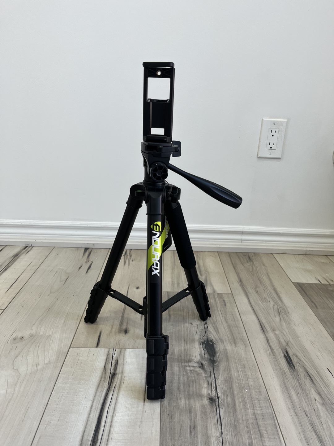 66” Portable Tripod with Phone Holder with Bag - photo 3