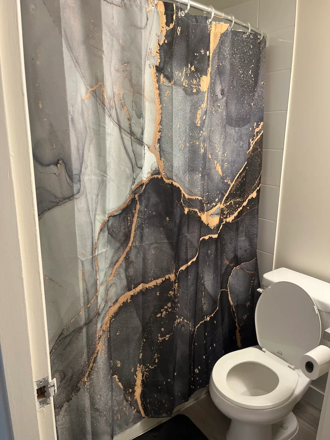 Elegant Marble Shower Curtain thumbnail