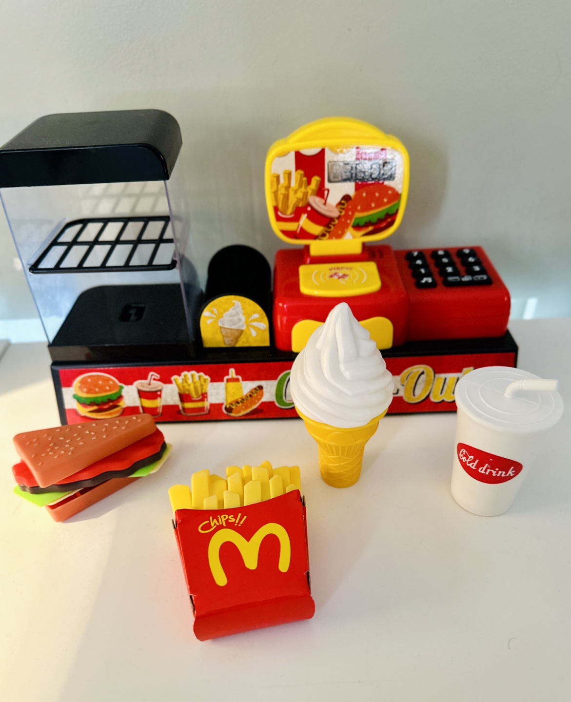 Fast Food Playset with Working Cash Register – Like NW - photo 2