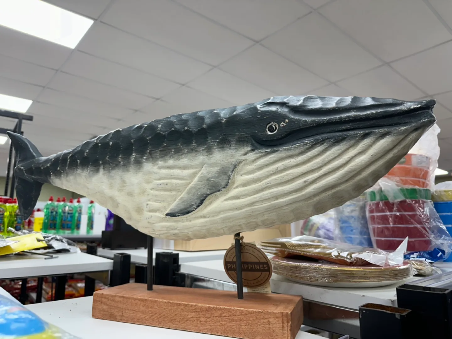 Hand-Carved Whale Sculpture image indicator(2)