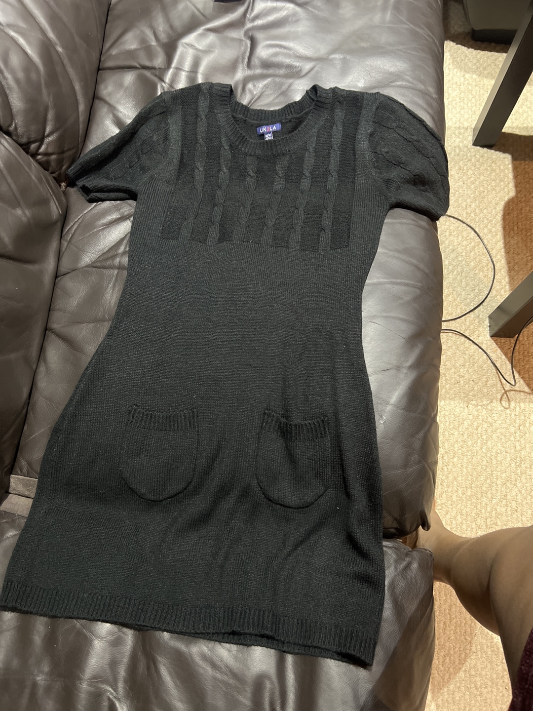 Urban Planet Black Knit Sweater Dress - photo 2