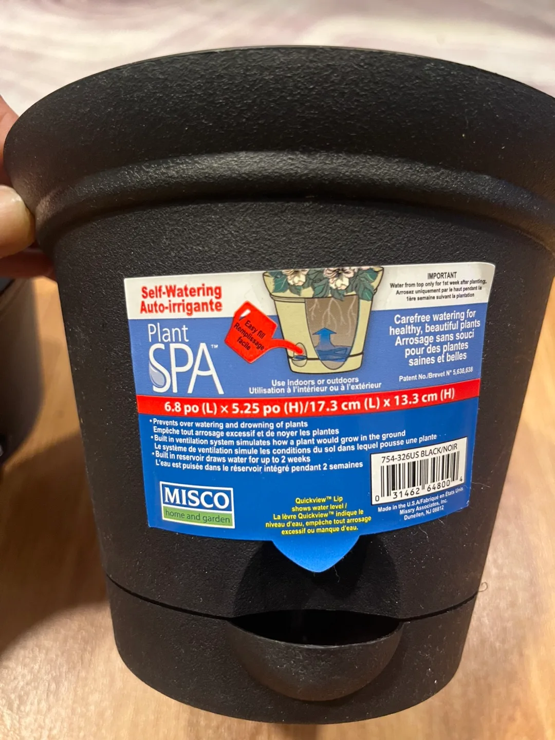 MISCO Plant SPA Self-Watering Pots (2 Pack) 🧡 image indicator(5)