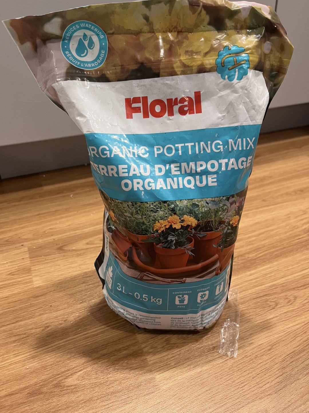 Floral Organic Potting Mix - 3L bag 🧡