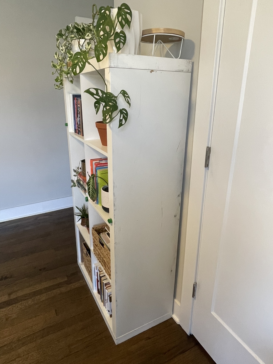 White IKEA Kallax Shelving Unit - photo 3