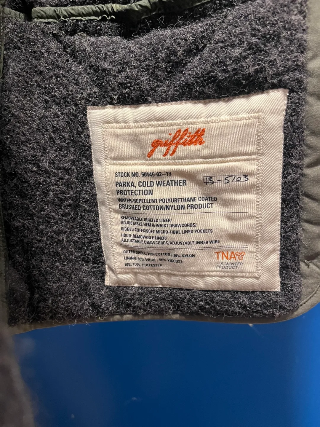 TNA Griffith Parka - Olive Green  🧡 #Thriftypicks #thrifty image indicator(5)