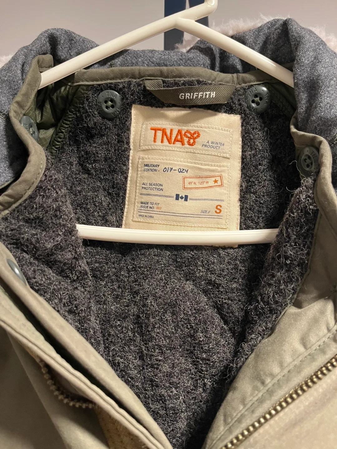 TNA Griffith Parka - Olive Green  🧡 #Thriftypicks #thrifty image indicator(3)