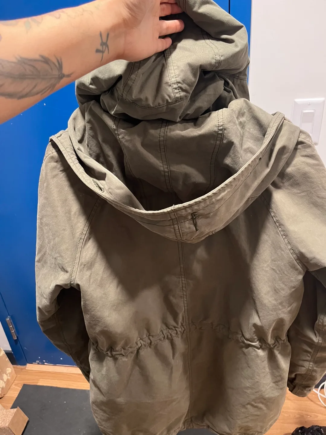 TNA Griffith Parka - Olive Green  🧡 #Thriftypicks #thrifty image indicator(8)