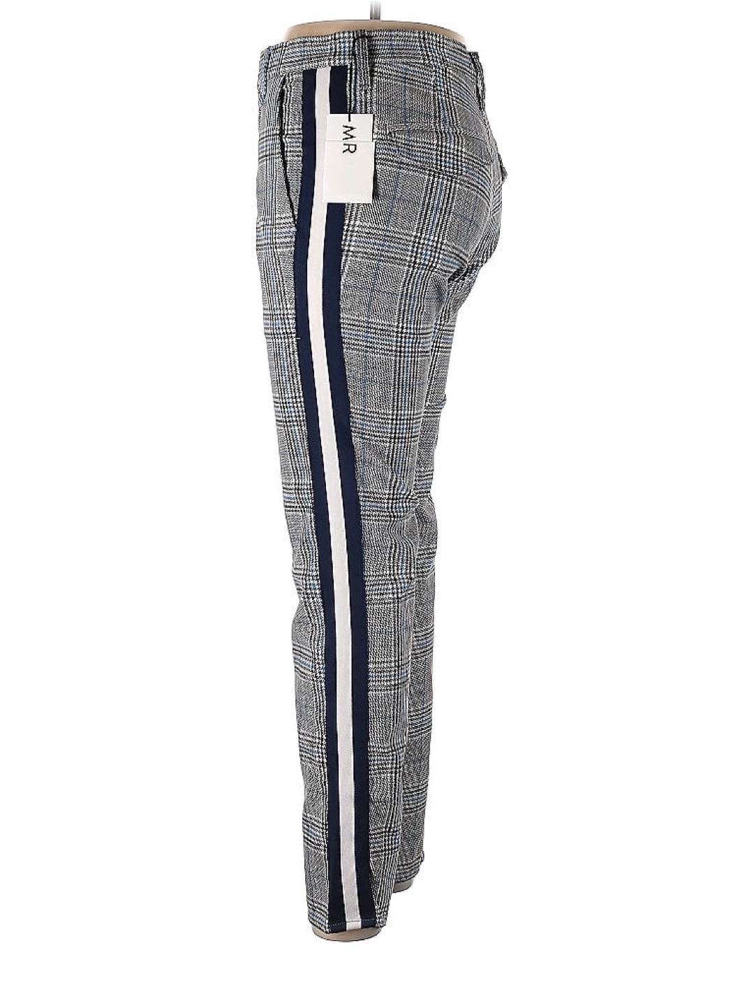 🏈 Mother Grey Blue Plaid Pants Size 30 - photo 4