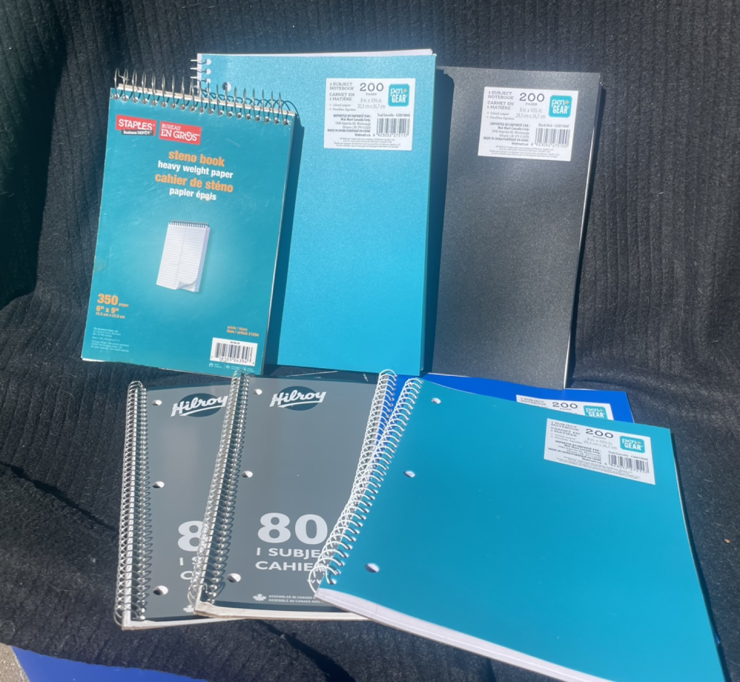 Bulk Lot of Spiral Notebooks & Notepads