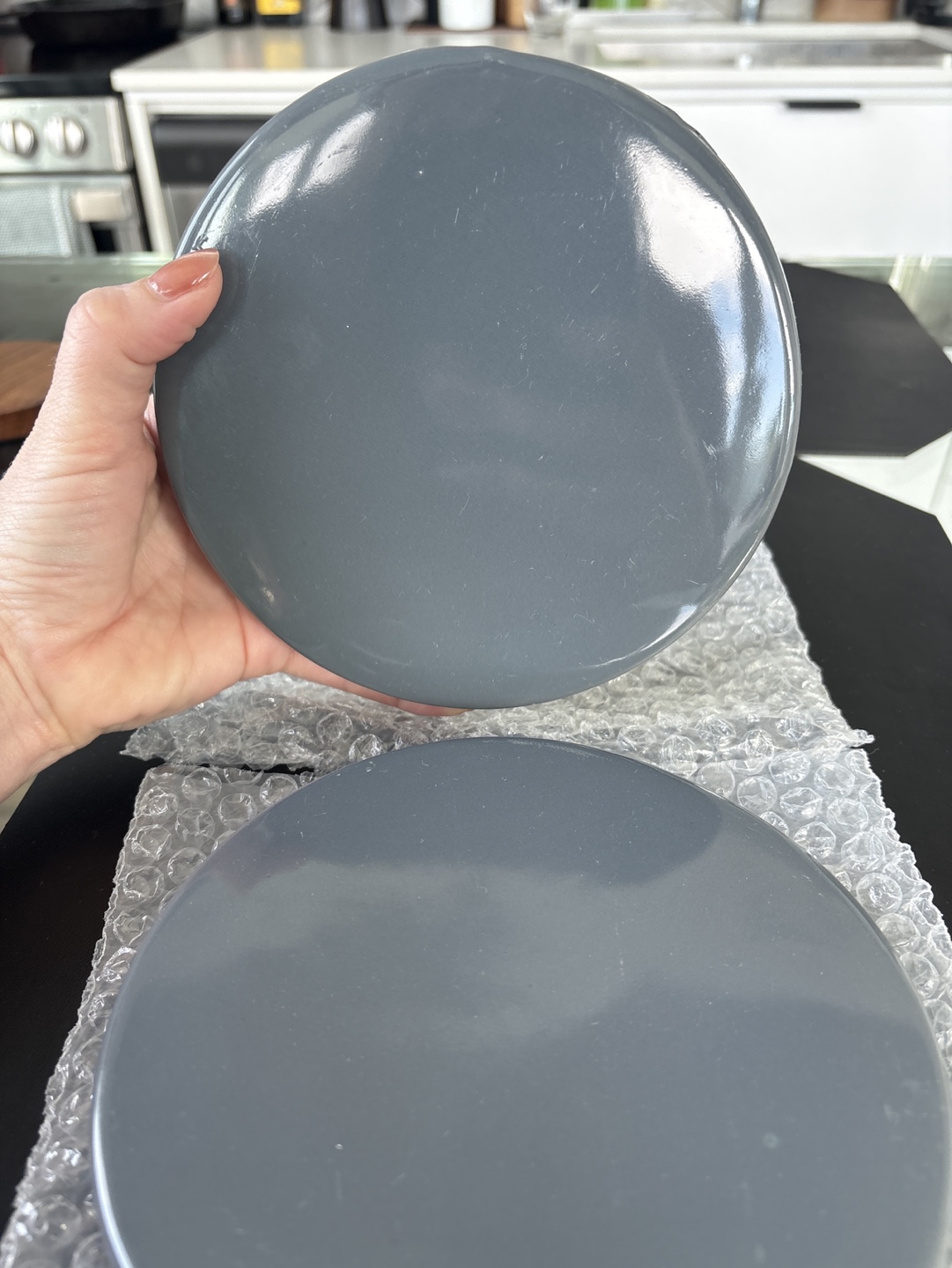 Chive Grey Ceramic Wall Vases (Set of 2) 🧡