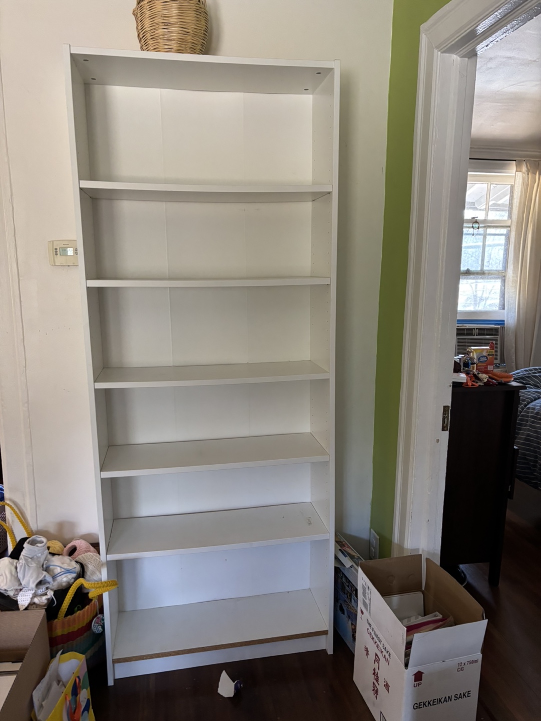 White Bookshelf - 5 Shelves