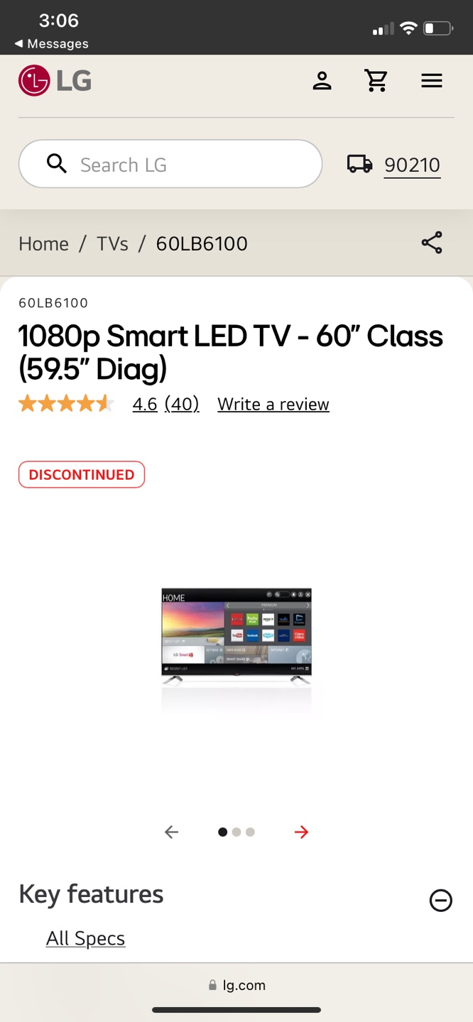 LG 60LB6100 60" Class 1080p Smart LED TV - photo 2