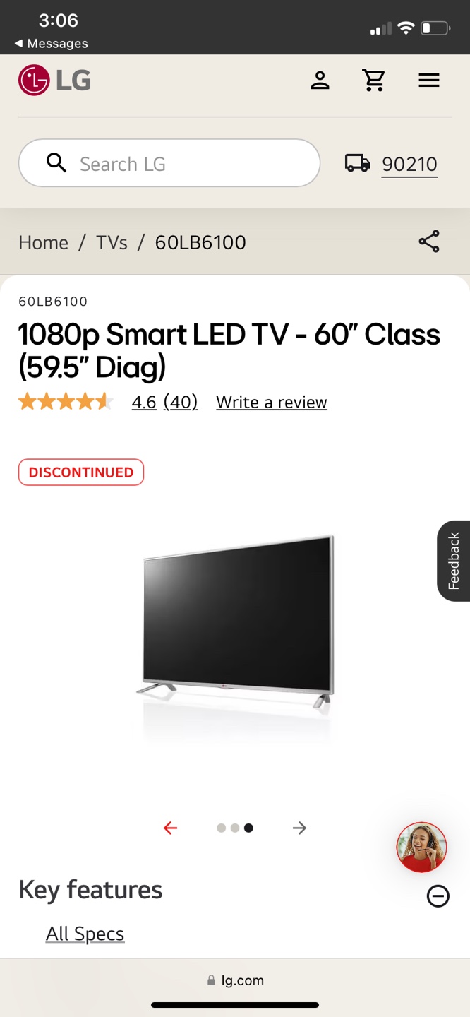 LG 60LB6100 60" Class 1080p Smart LED TV - photo 3