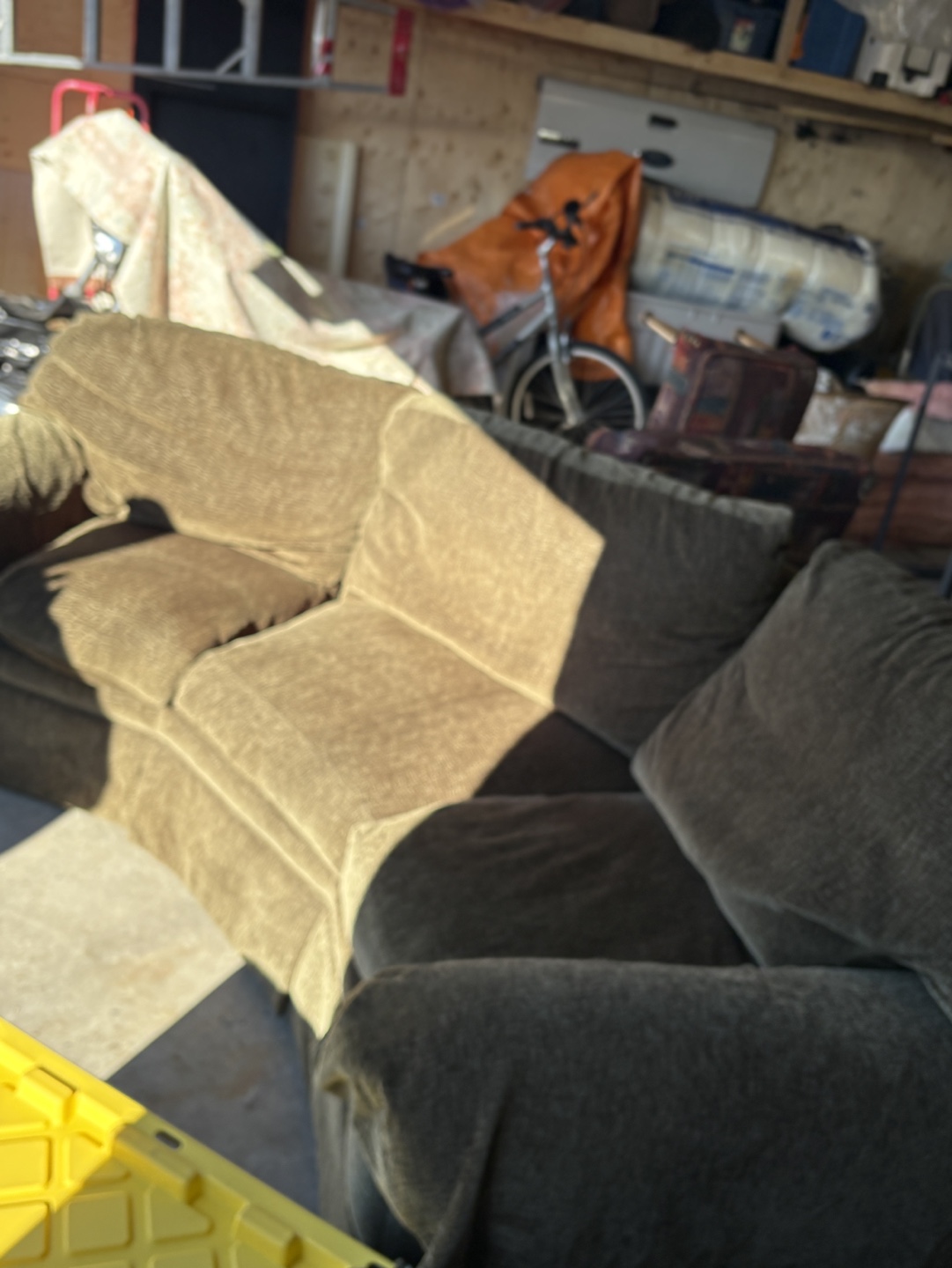 Olive Green Corner Sofa - photo 3